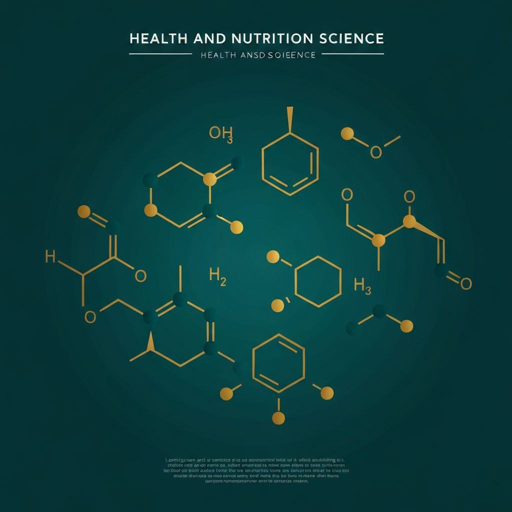 Scientific illustration representing metabolism